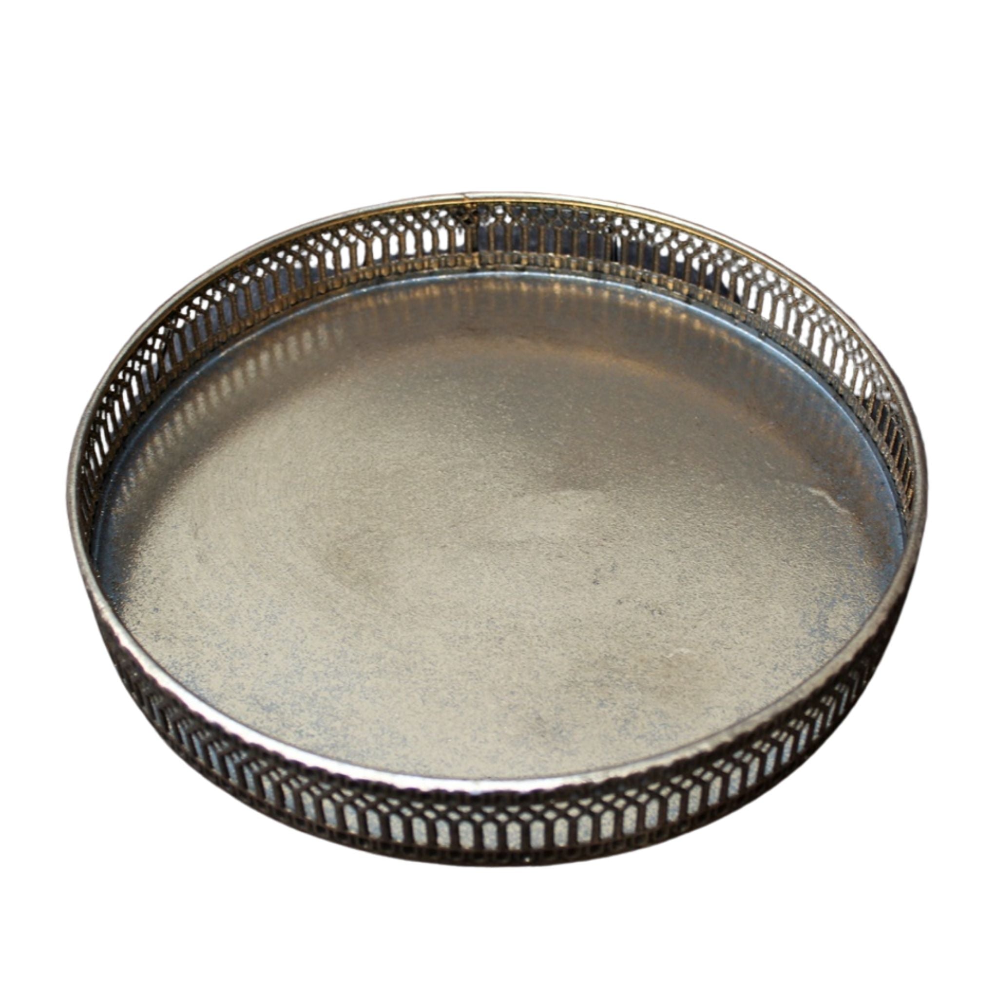 Tablett gold D23cm