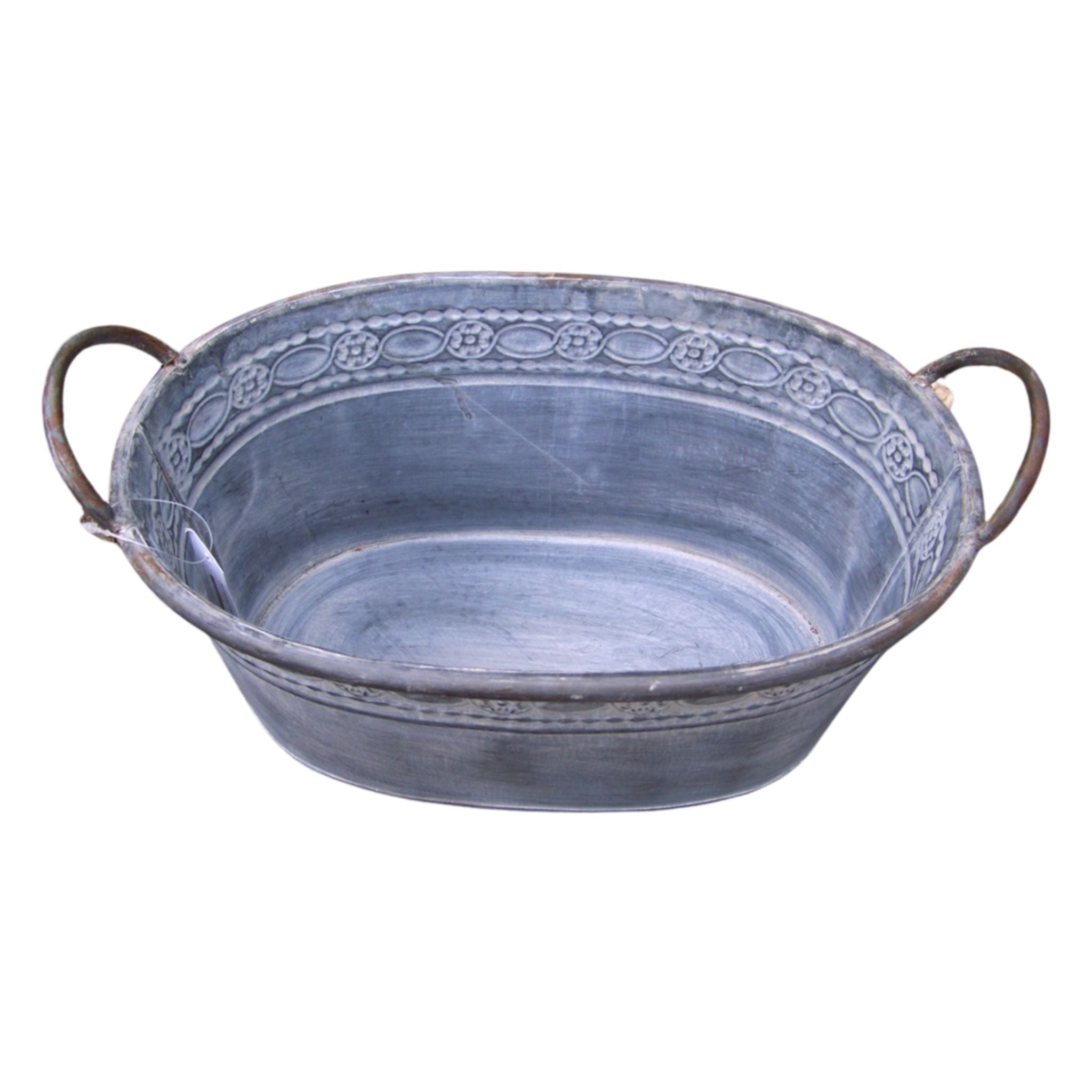 Pflanzkübel Ornament oval