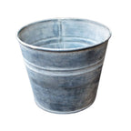 Blumentopf Zink H10cm