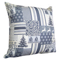 Kissen Hirsche grau 40 x 40 cm