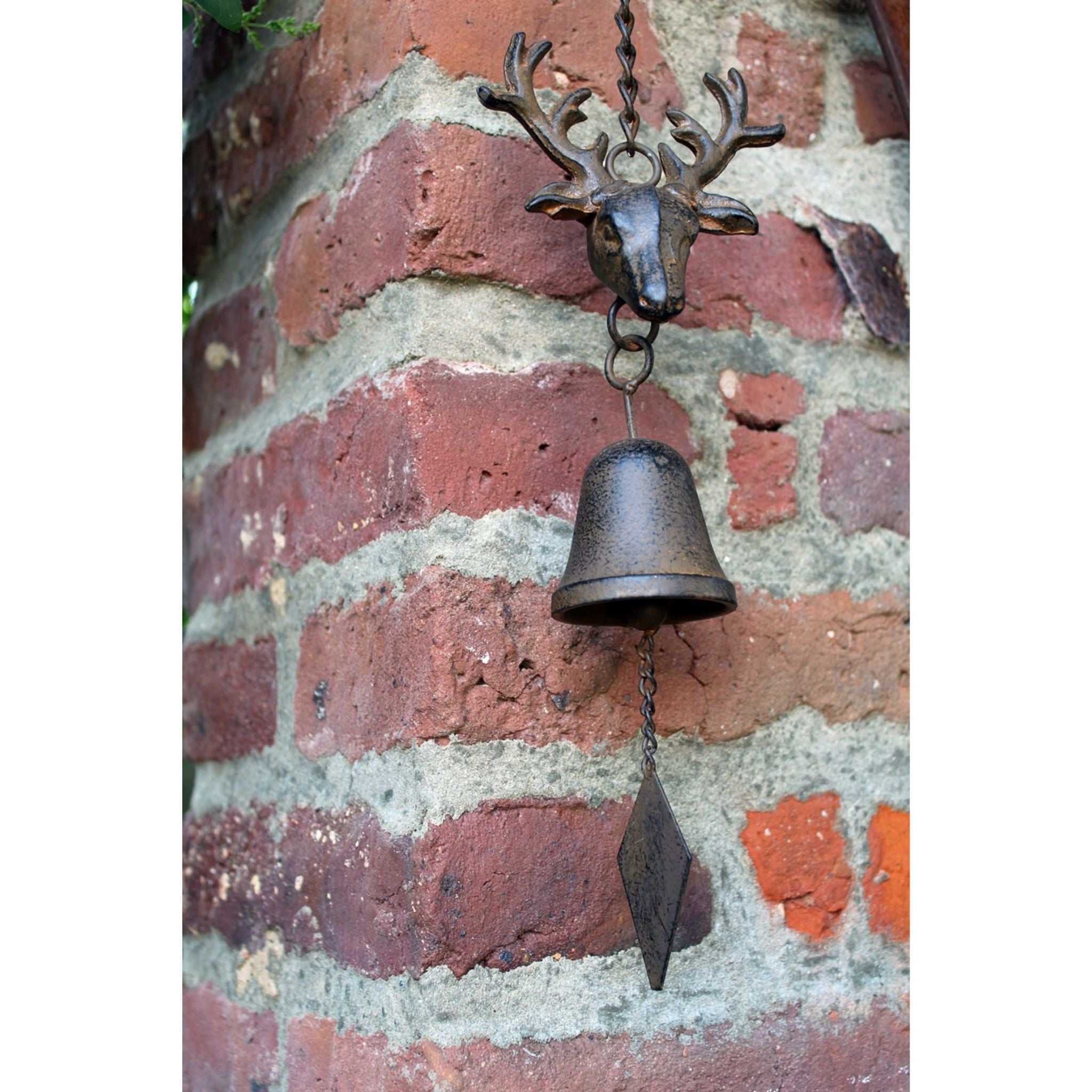Türglocke Hirsch Nostalgie Geweih Jagd Türdeko Gusseisen