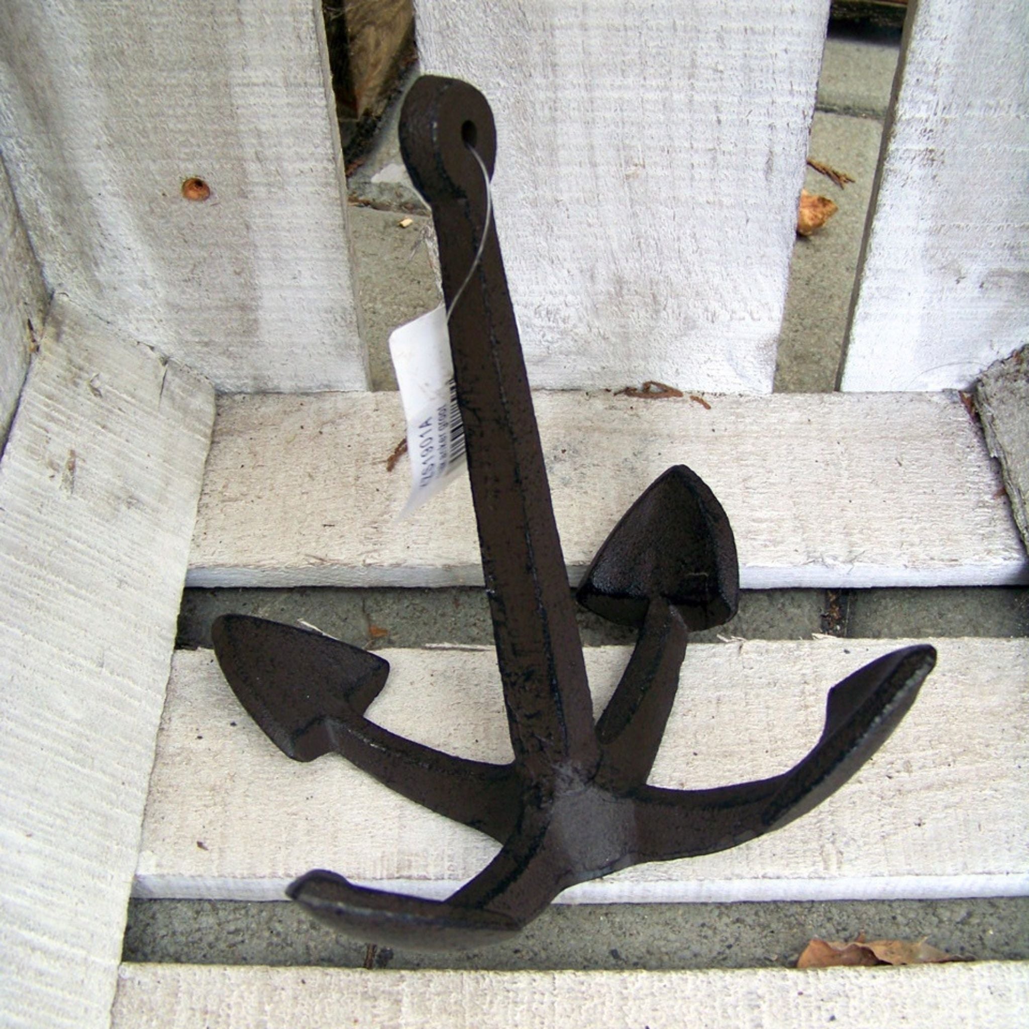 Deko Anker groß Gusseisen 18x18cm maritim