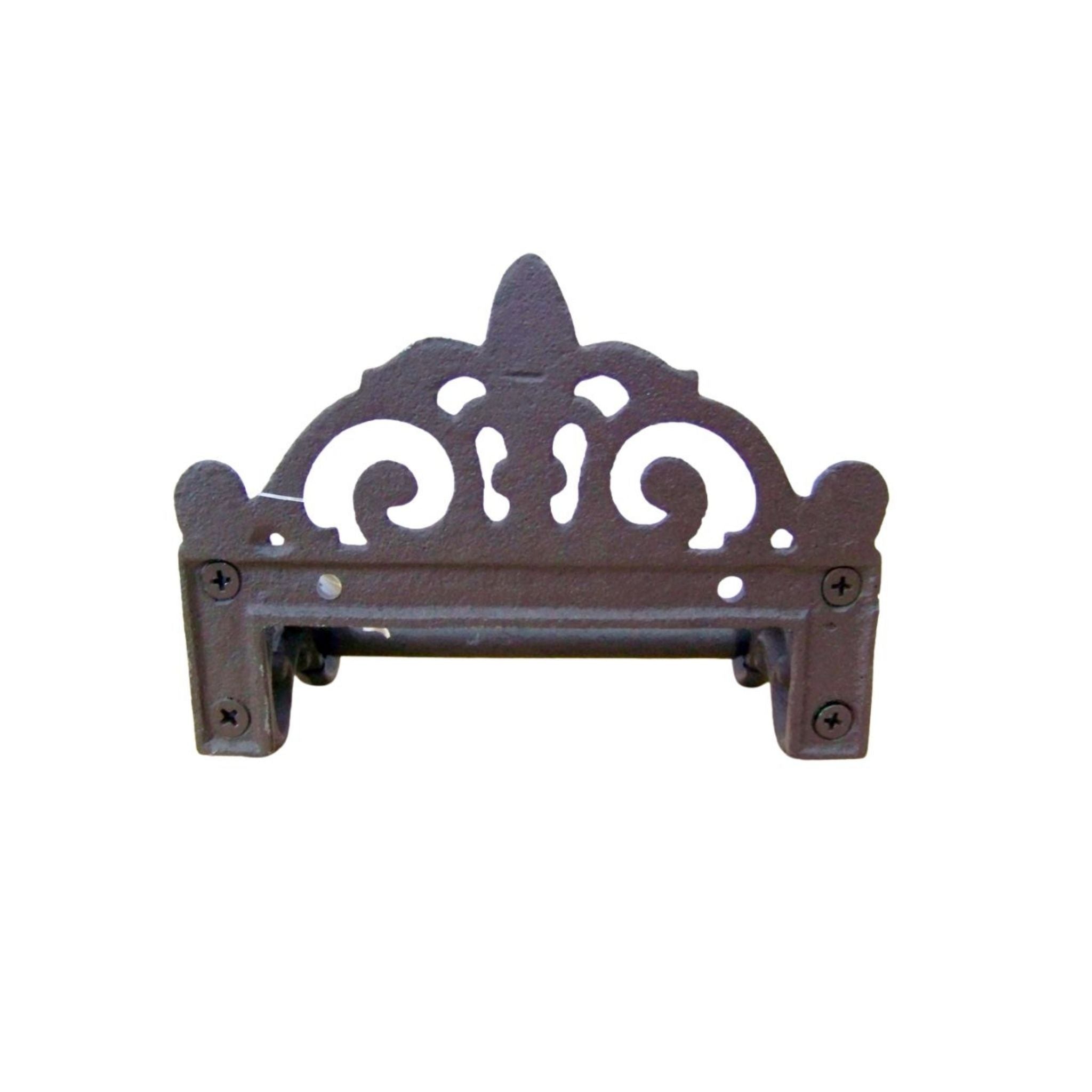 Toilettenpapierhalter frz Lilie braun