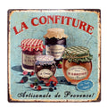 Nostalgie Blechschild La Confiture Küchendeko Marmelade