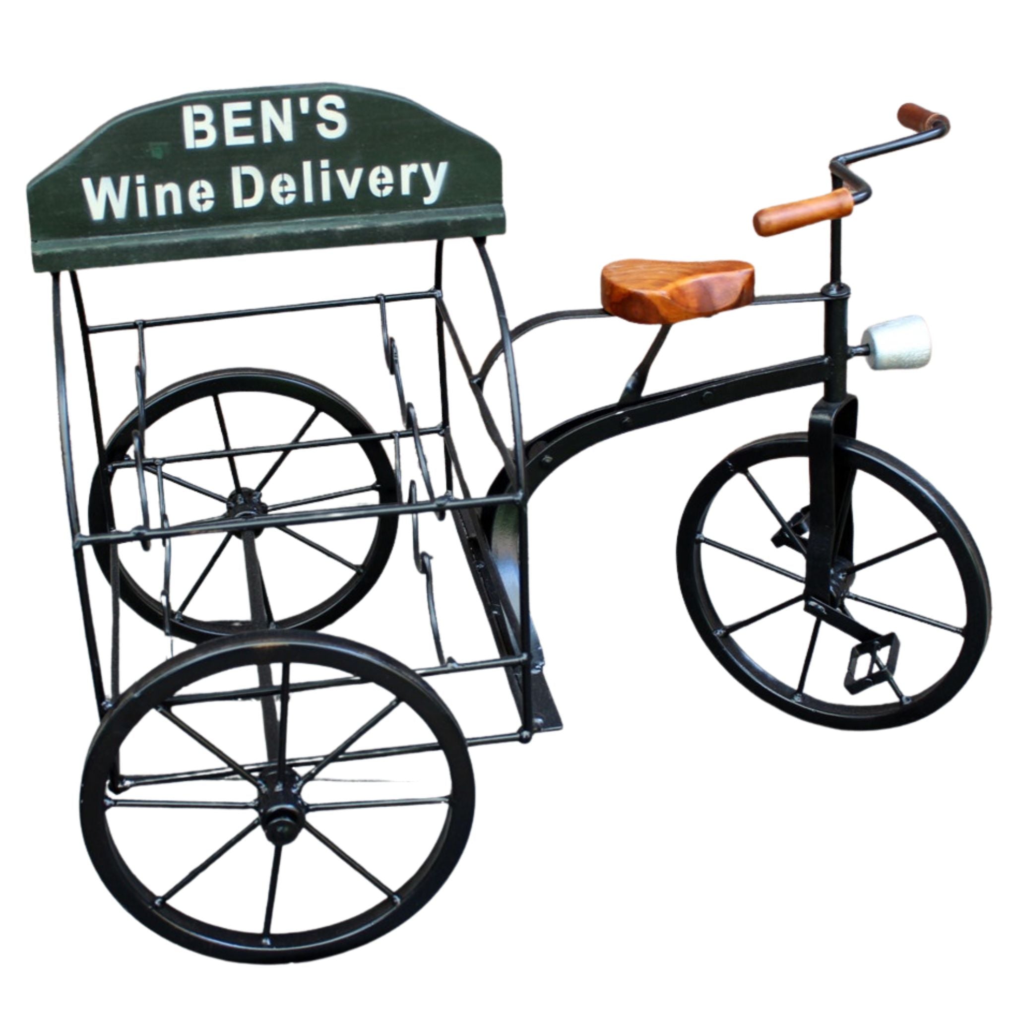 Nostalgie Weinhalter Fahrrad Weinlagerung