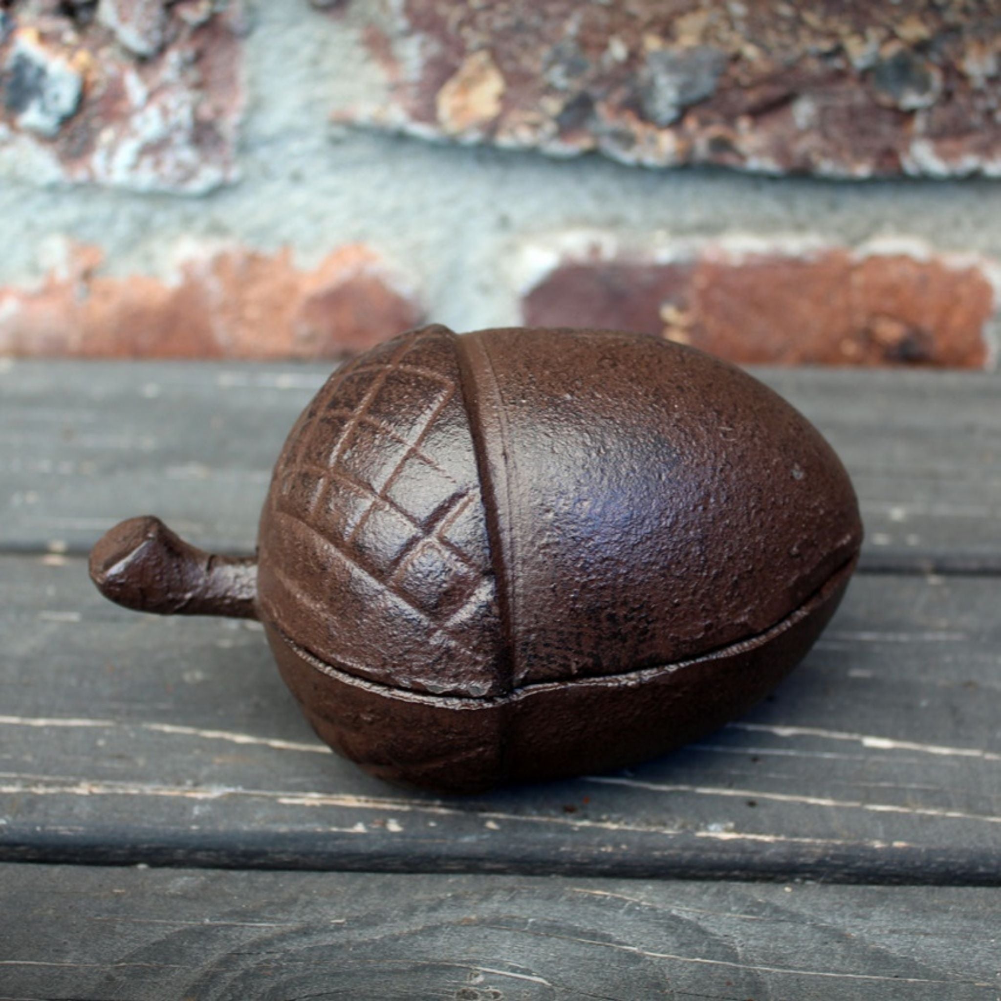 Schlüsselversteck Eichel Gusseisen