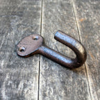 Gusseisen Wandhaken Antikbraun Landhausstil Platte 10cm