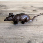 Gartenfigur Maus Gusseisen