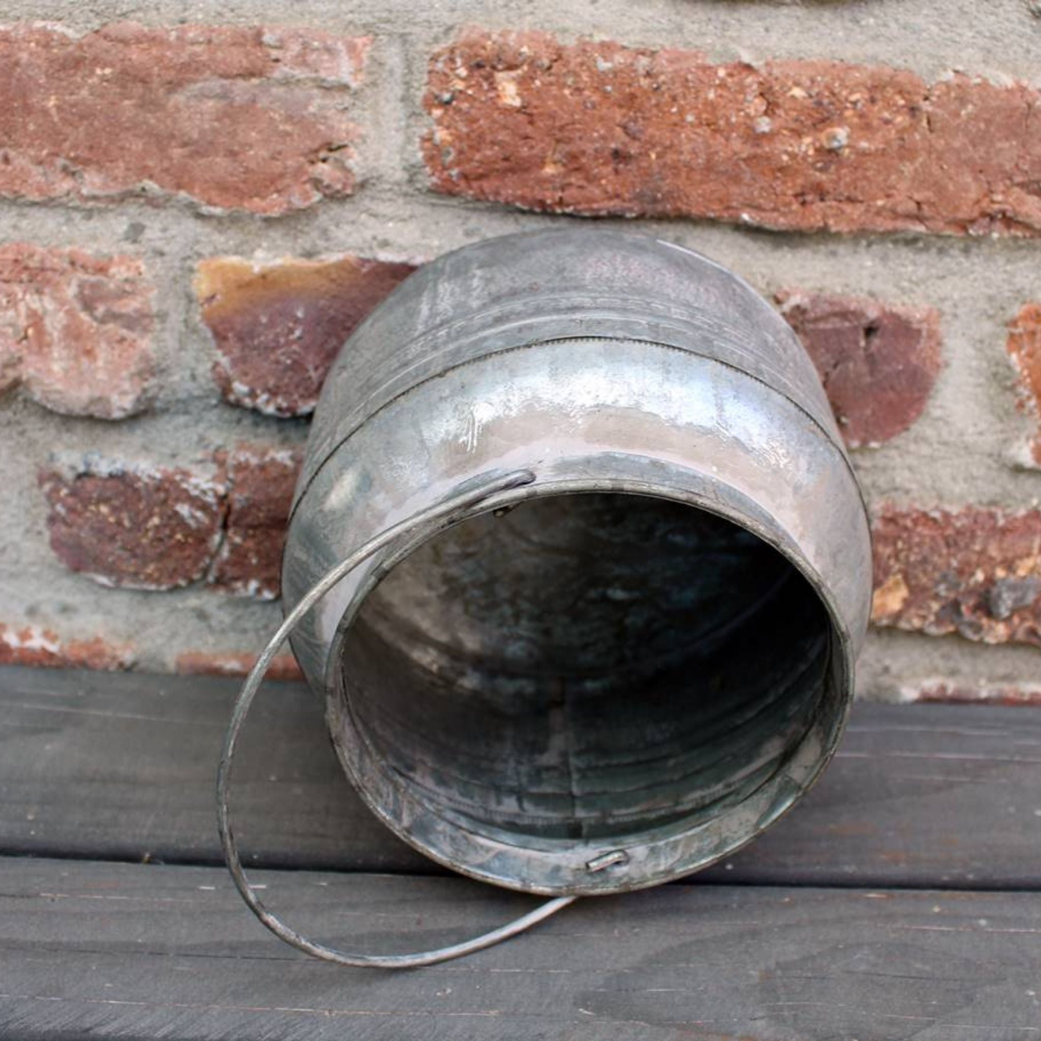 Pflanztopf Zink mit Henkel