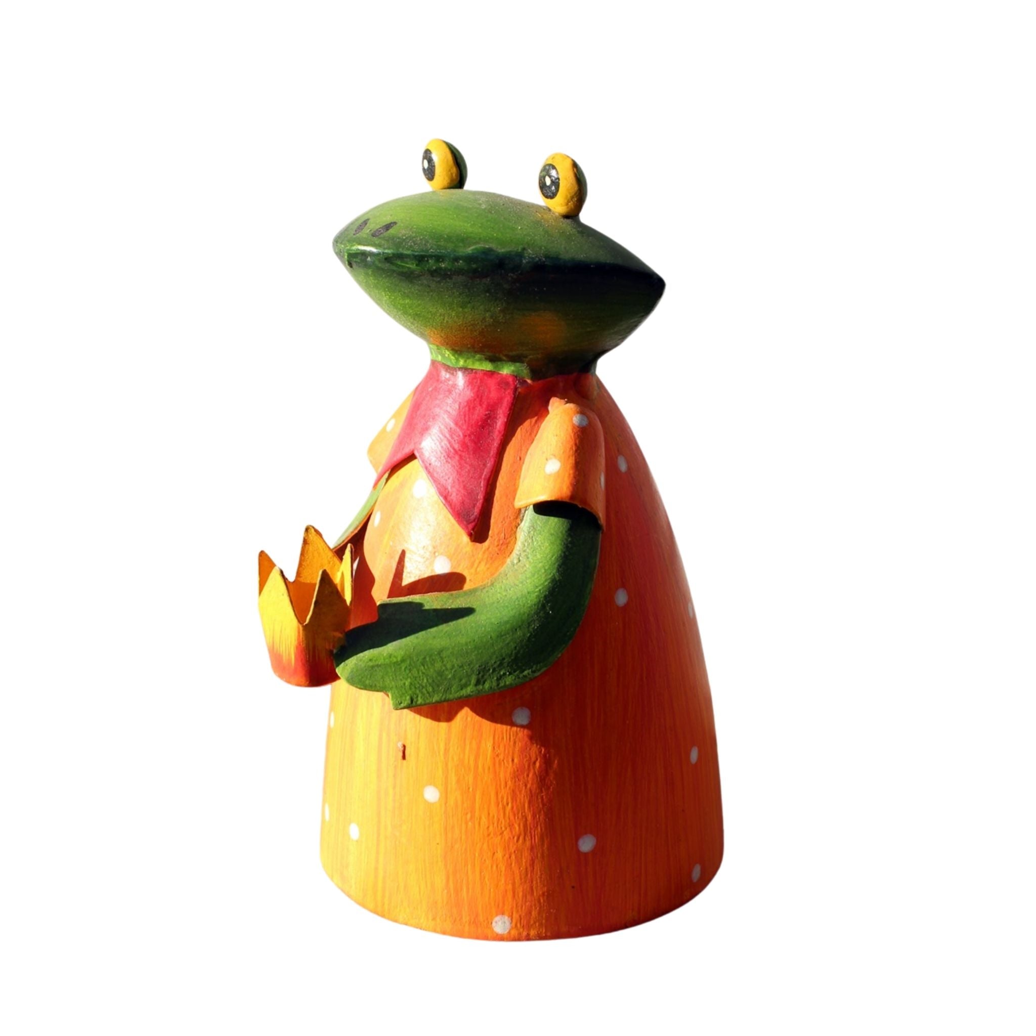 Zaunhocker Frau Frosch Krone