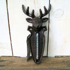 Garten Thermometer Hirsch Gusseisen