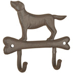 Wandhaken Garderobe Hund m. Knochen