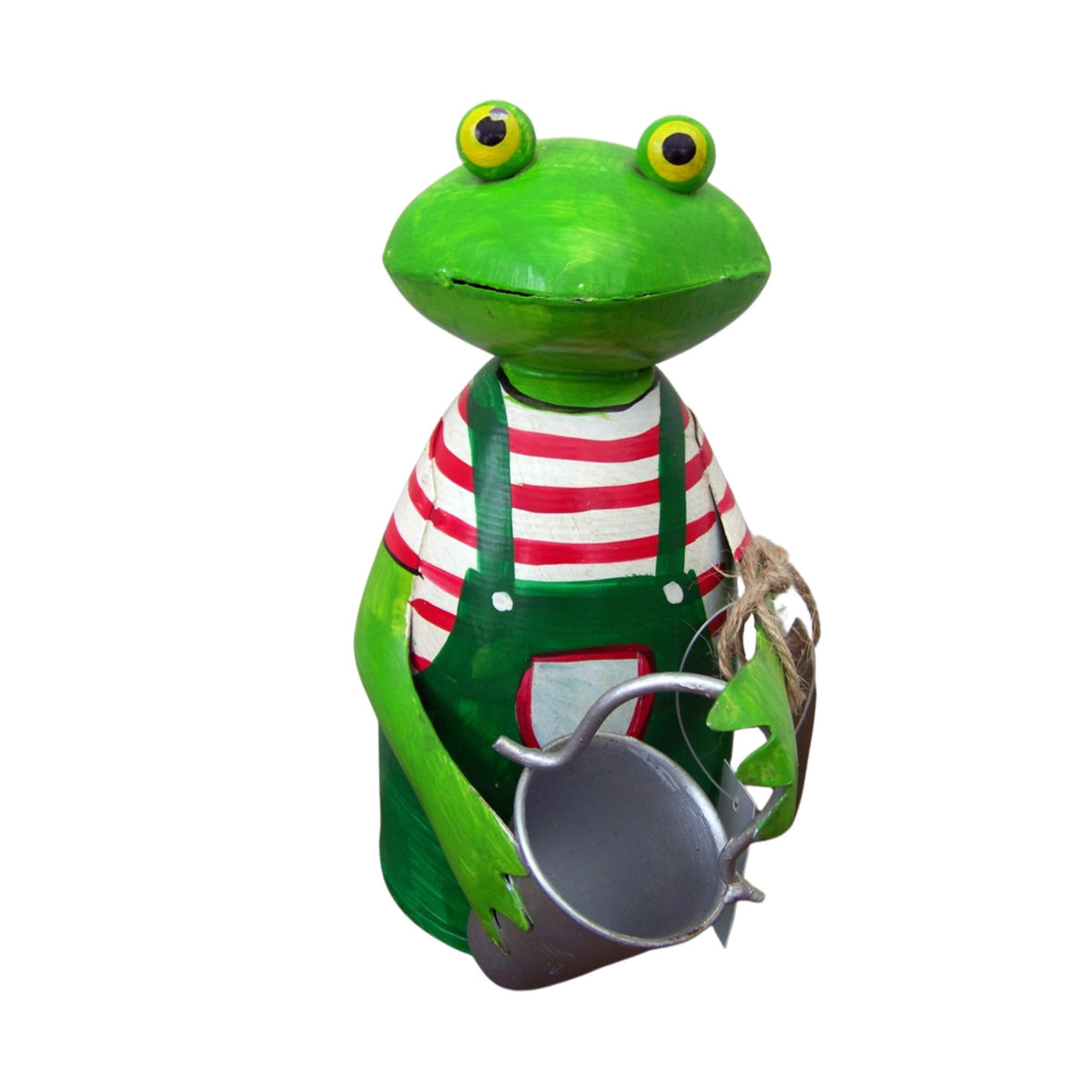 Zaunhocker Frosch mit Eimer