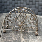 Serviettenhalter Rund Antikbraun Landhaus-Stil 14cm