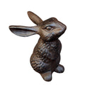Gartenfigur Hase schauend Gusseisen