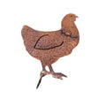 Gartenfigur Henne Edelrost