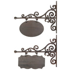 Namensschild Wandschild Gusseisen Nostalgie-Stil