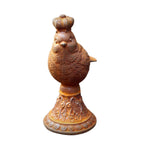 Gartenfigur Edelrost Zaunkönig II