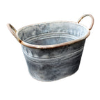 Pflanzschale Zink L22cm