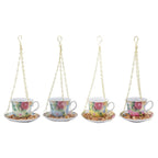 Gartendeko Vogelfutterplatz Teetasse