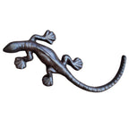 Gartenfigur Eidechse Gusseisen L24cm