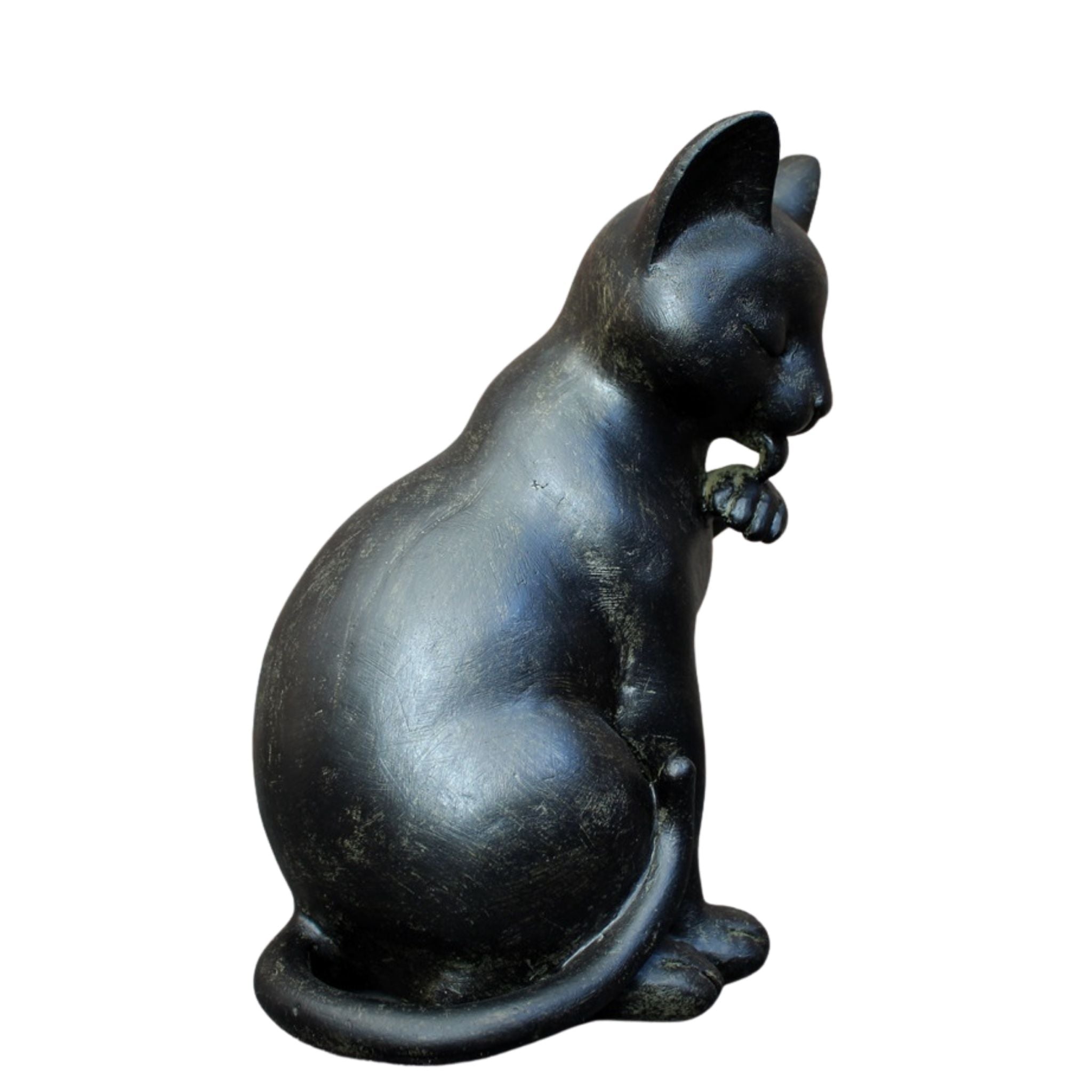 Dekofigur Katze Pfote Nostalgie Figur 20 cm