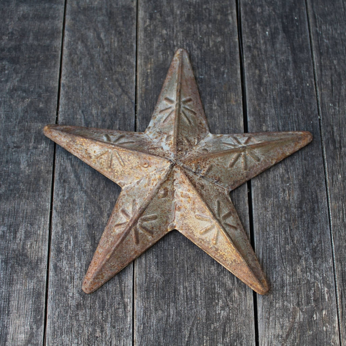 Metallstern Rost zum Aufhängen 20 cm