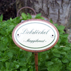 Kräuternamenschild Emaille Kräuterstecker Pflanzenstecker Auswahl treffen