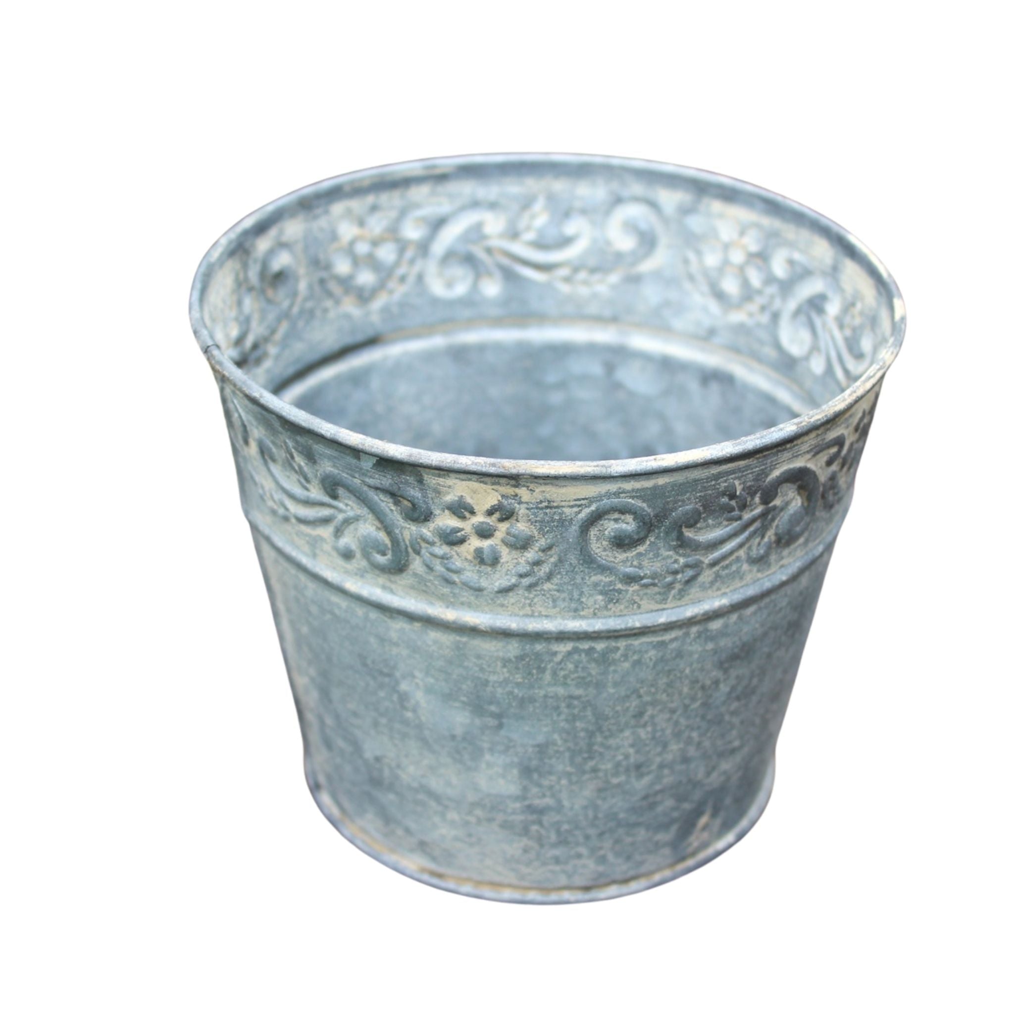 Blumentopf Pflanzgefäß Zink