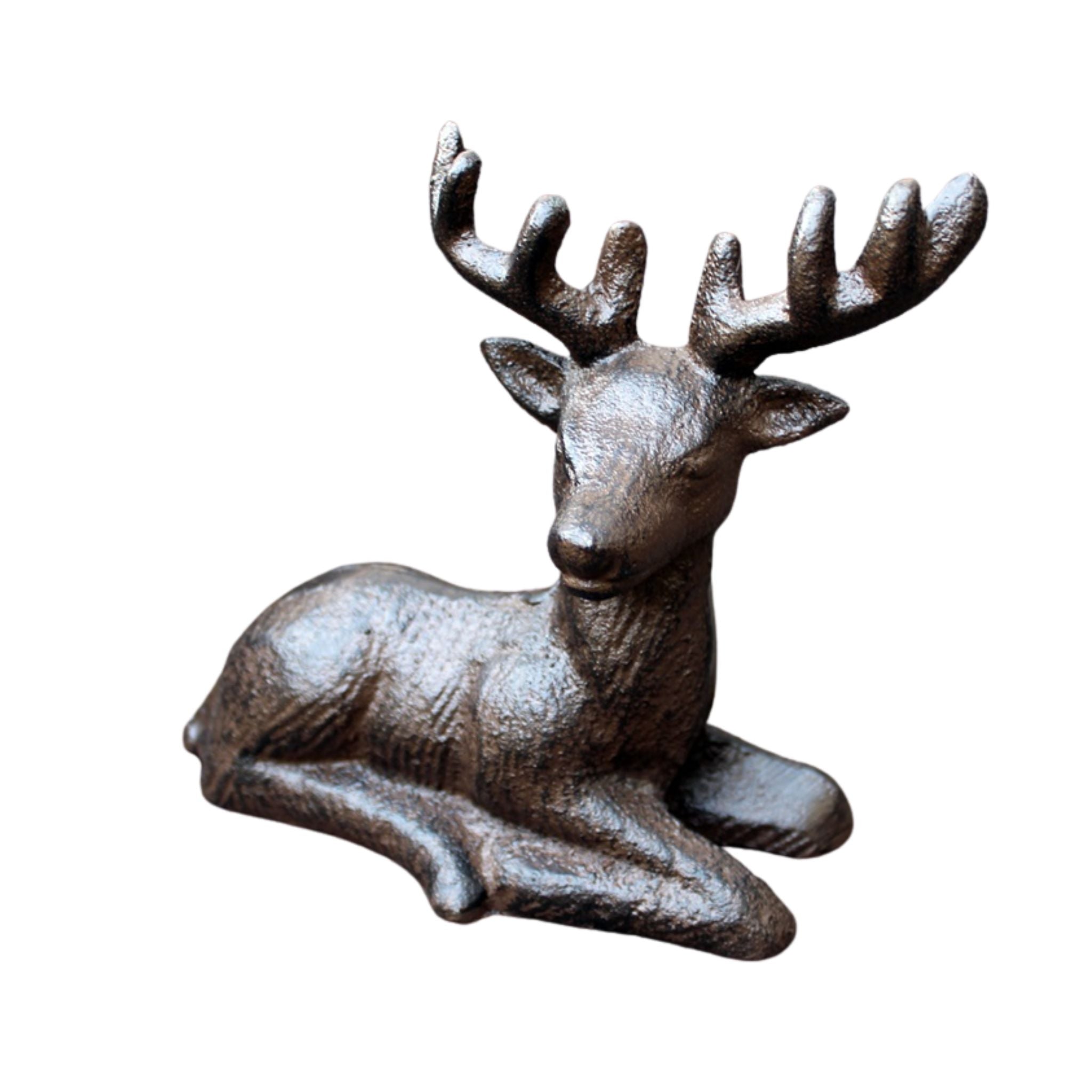 Gartenfigur Hirsch liegend