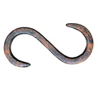 Gusseisen S-Haken Antikbraun Verlängerungshaken 10cm