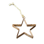 Christbaumschmuck Rost Stern D10cm