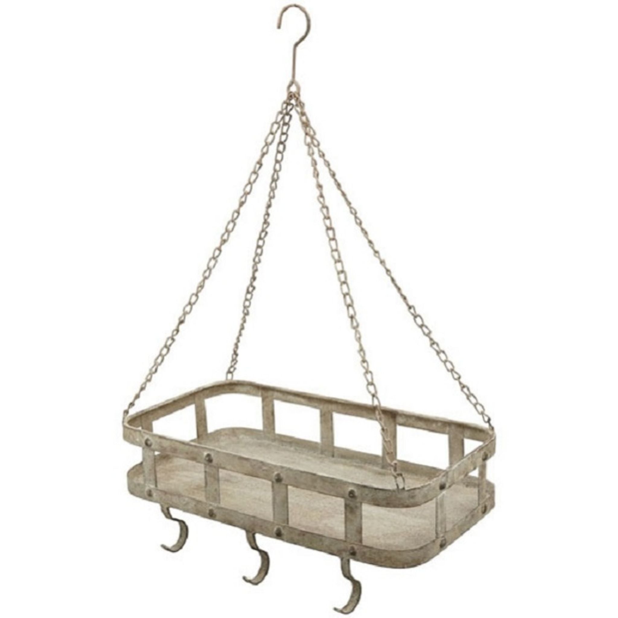 Vintage Küchenkrone Shabby Grau 42 cm