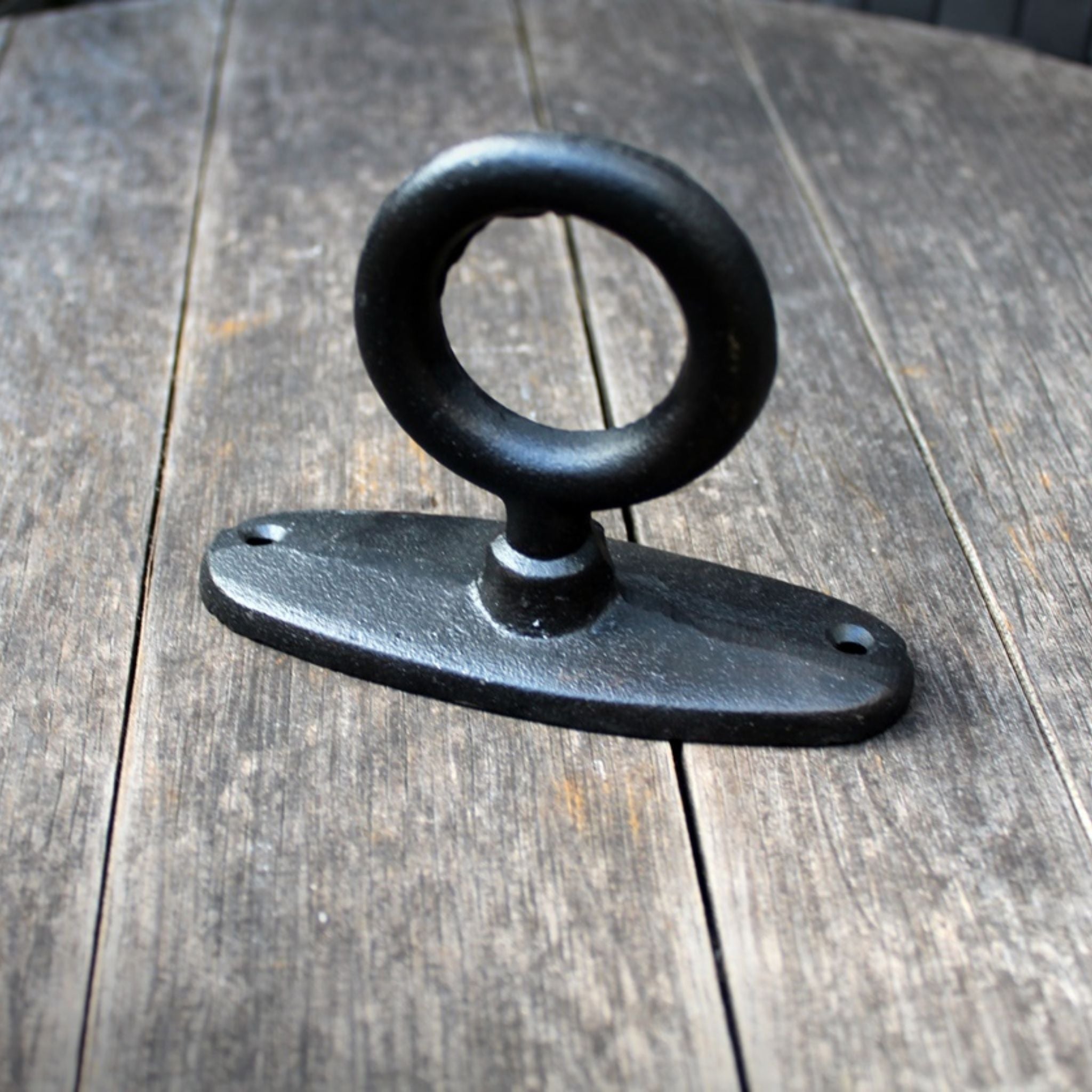Ringöse Deckenring Gusseisen schwarz