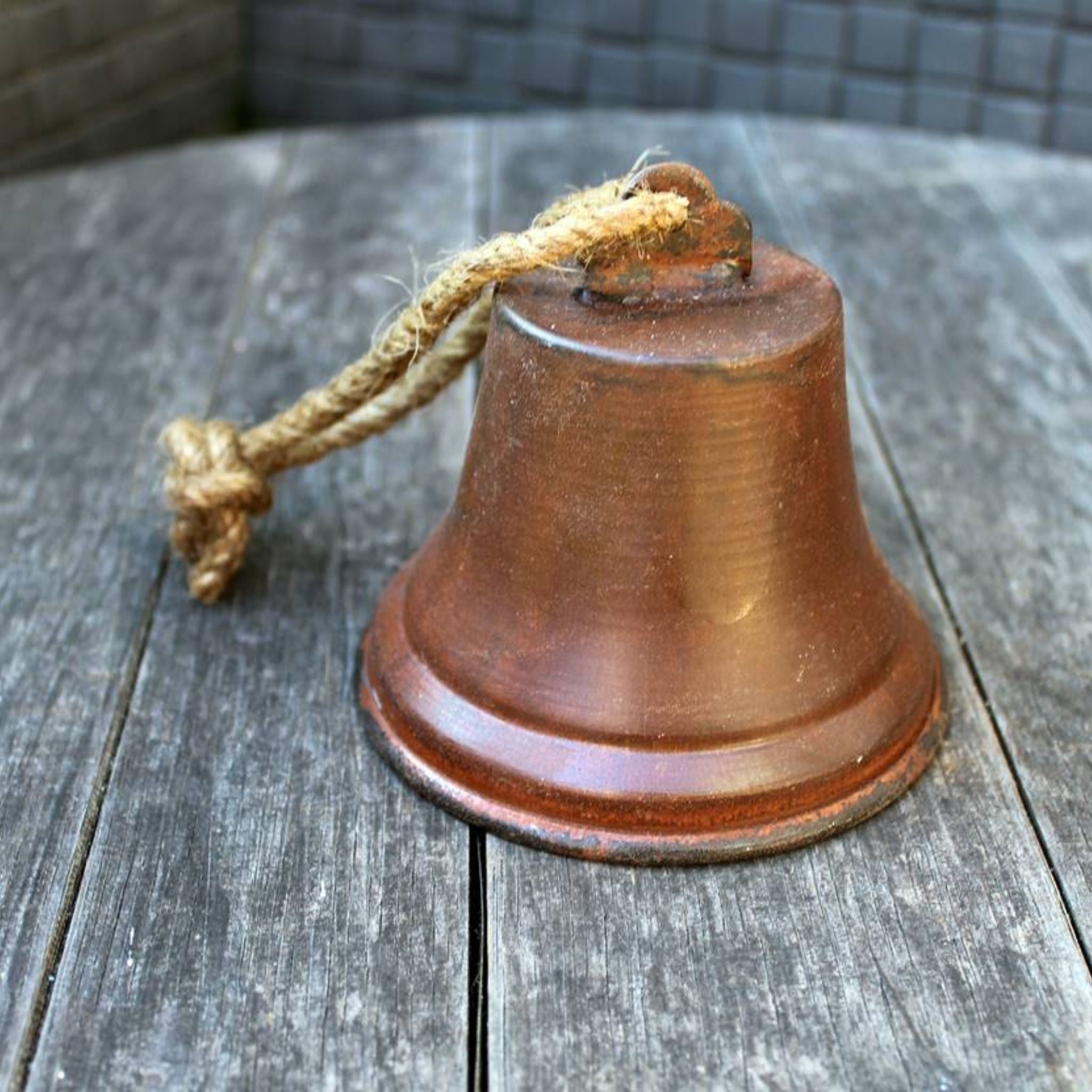 Deko Glocke Rost rustikal