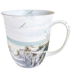 Porzellan Tasse Strandhaus Maritimer Stil 0,4L