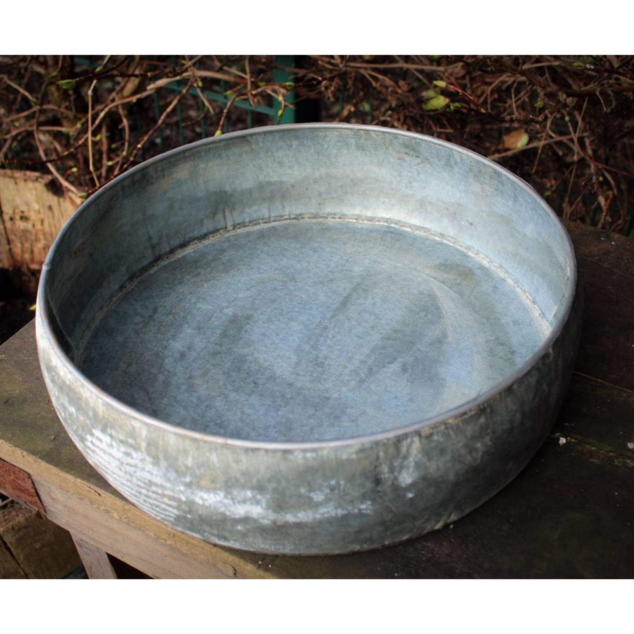 Pflanzschale Metall rund D35cm