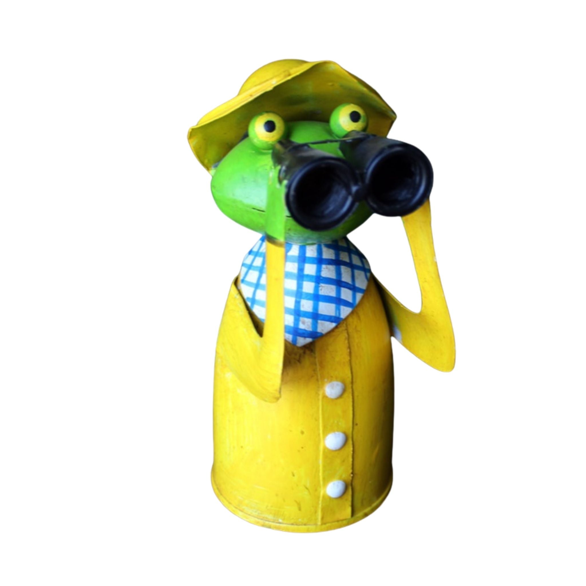 Zaunhocker Frosch Fernglas maritim