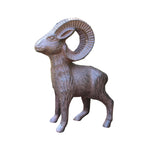 Gartenfigur Steinbock Gusseisen