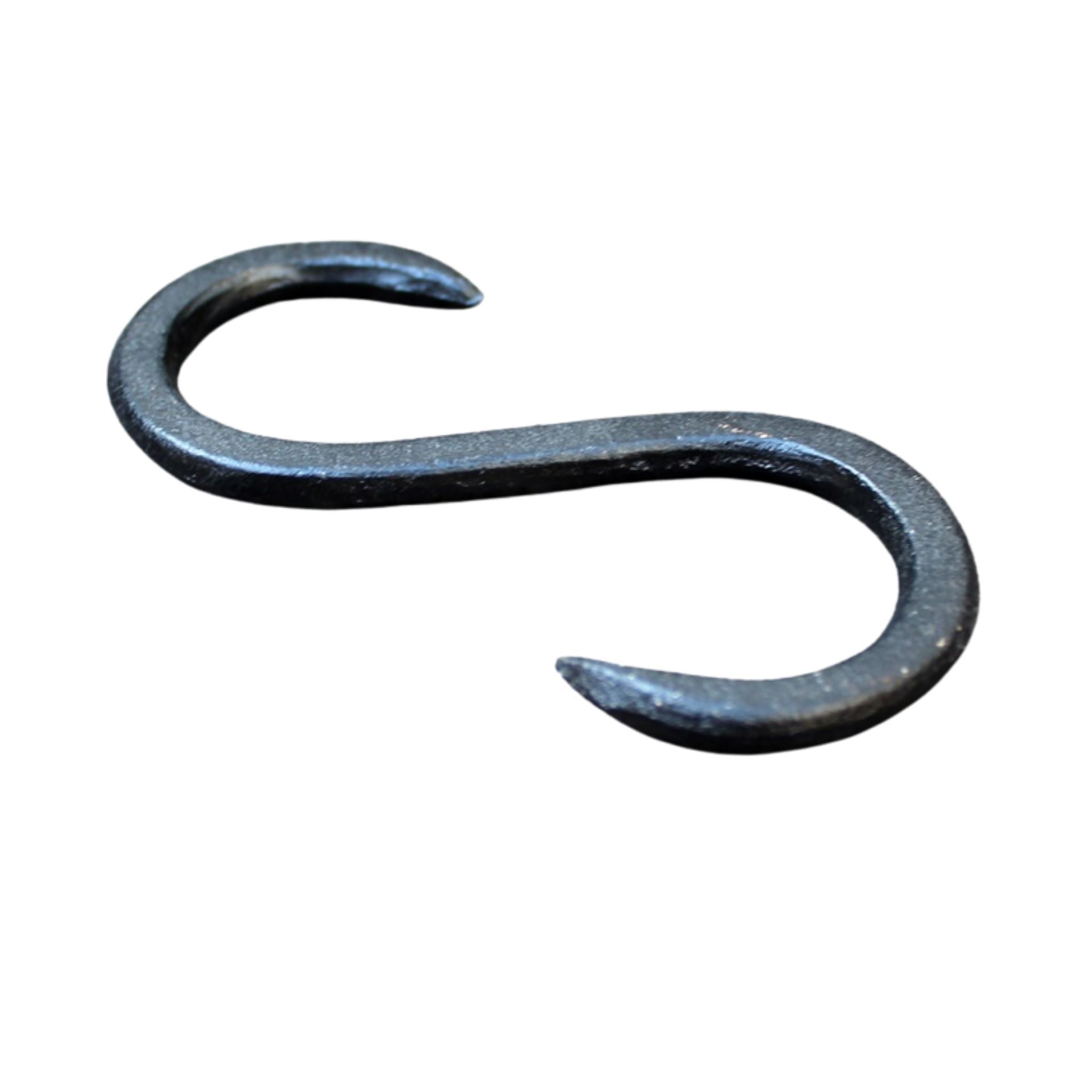 S Haken Gusseisen antikschwarz 10 cm