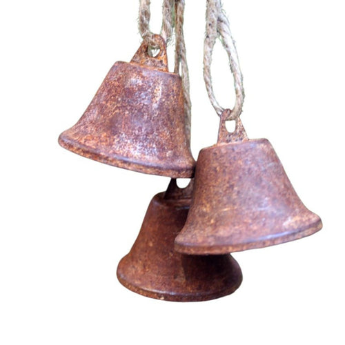 Deko Glocke Rost Mini 3 Stück