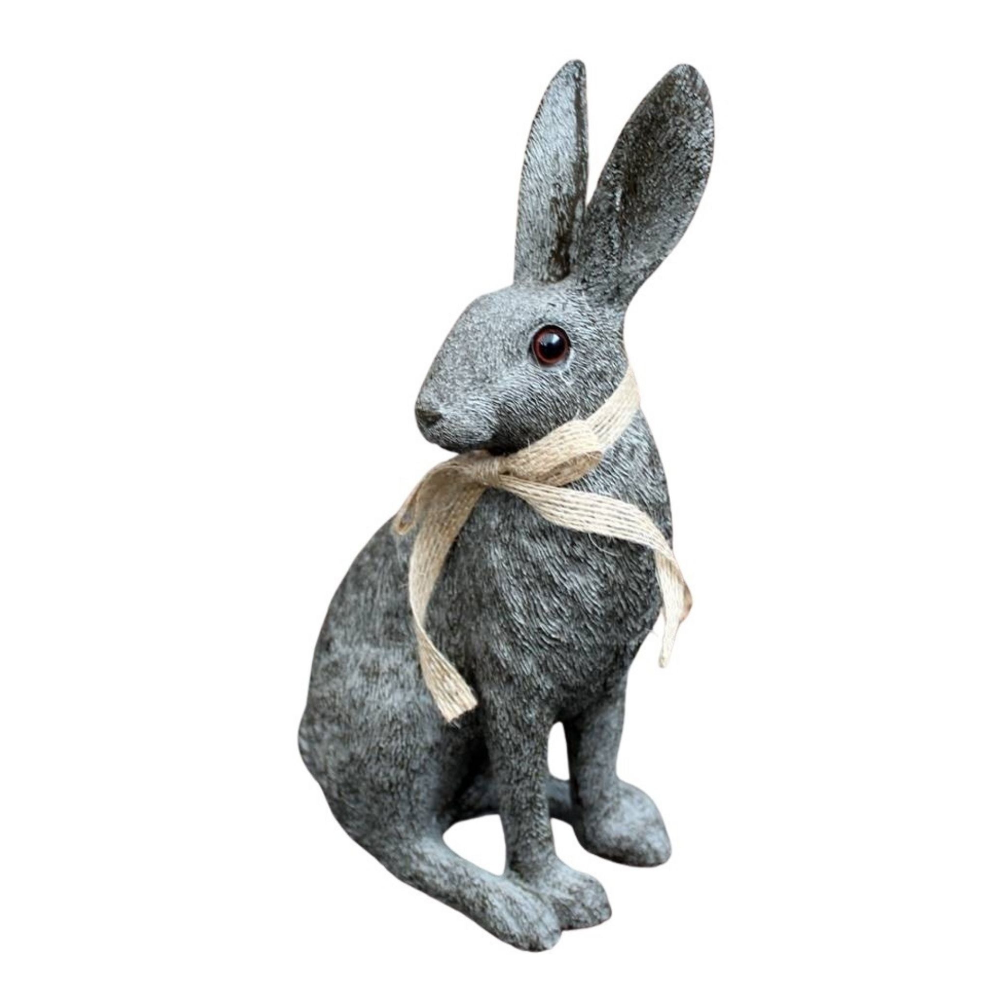 Dekofigur Hase grau H25,5cm