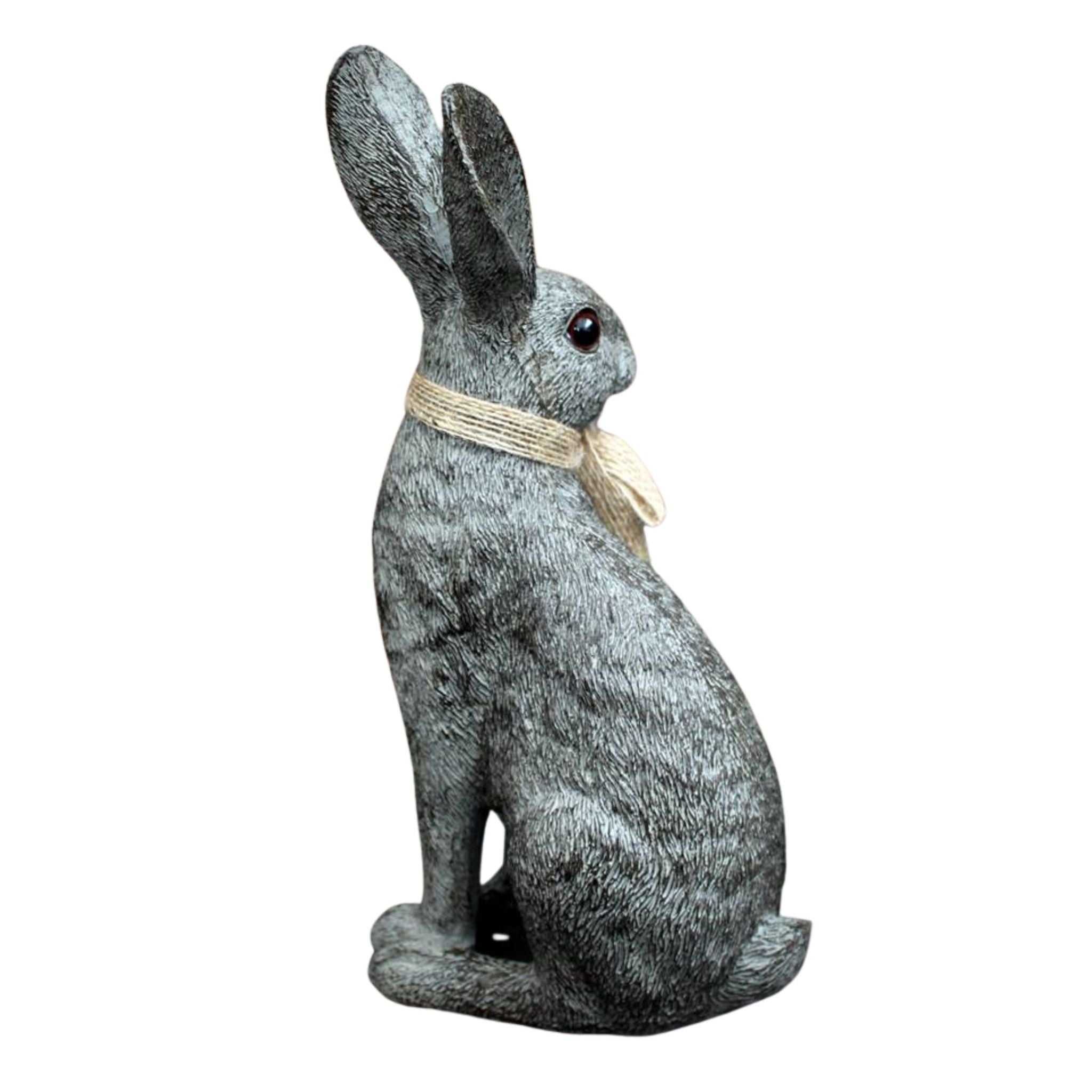 Dekofigur Hase grau H25,5cm