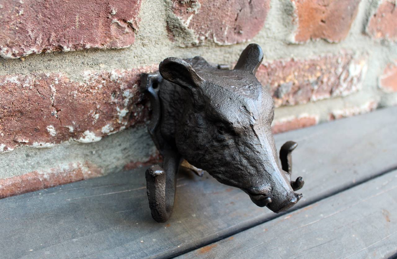 Wandhaken Garderobe Wildschwein