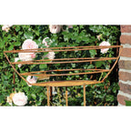 Gartenstecker Pflanzenkorb aus Edelrost 100x50 cm