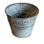 Blumentopf Zink Ornament