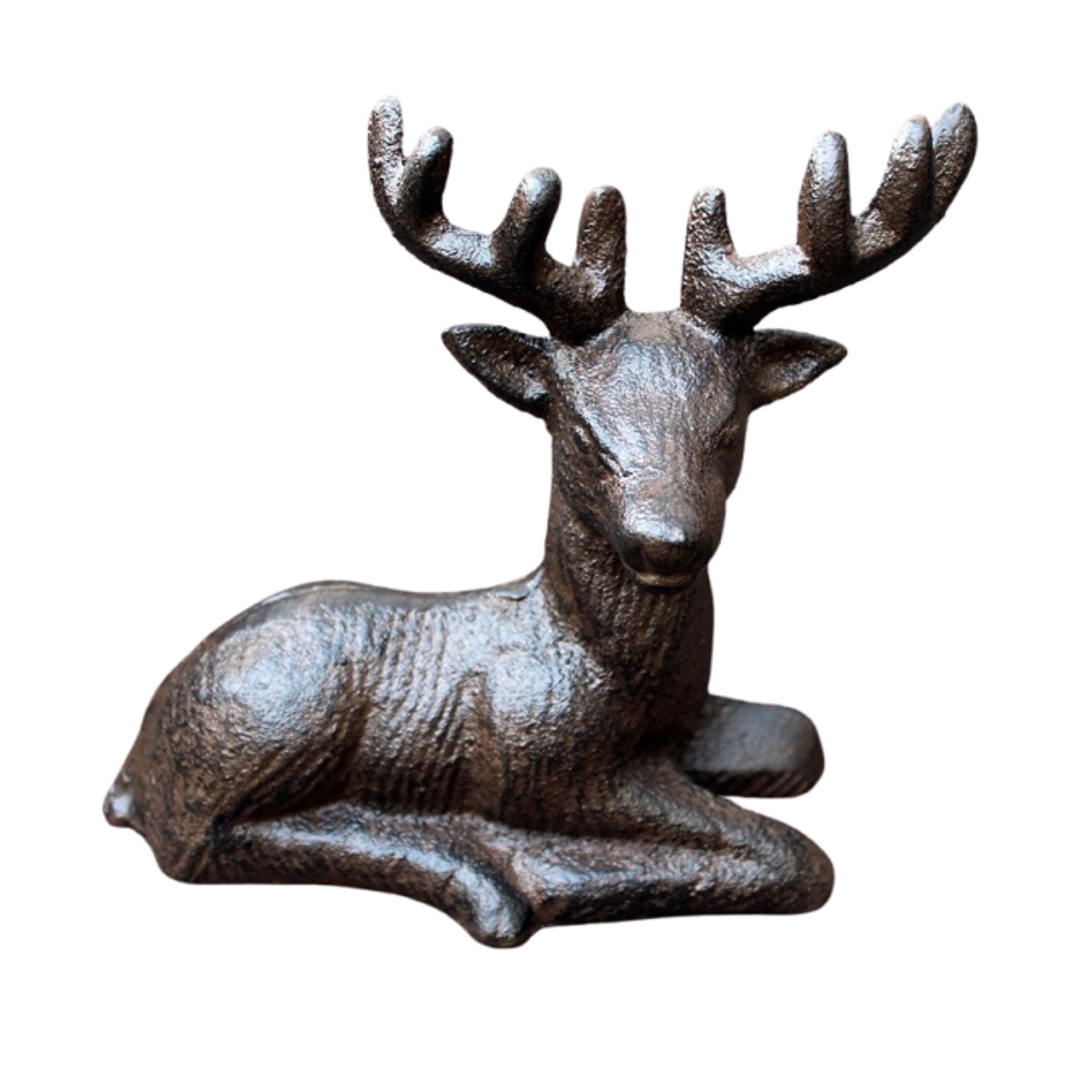 Gartenfigur Hirsch liegend
