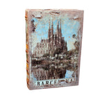Nostalgie Buchversteck Barcelona Buchsafe Aufbewahrung Spanien Buchtresor Shabby