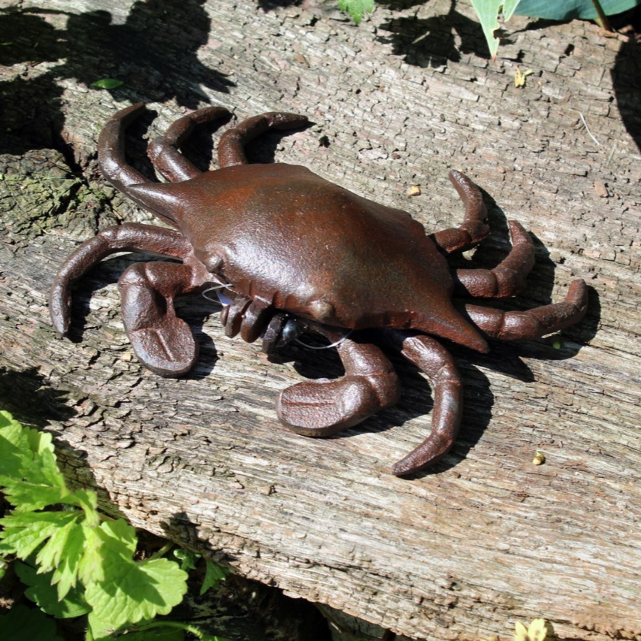 Gartenfigur Krebs Gusseisen