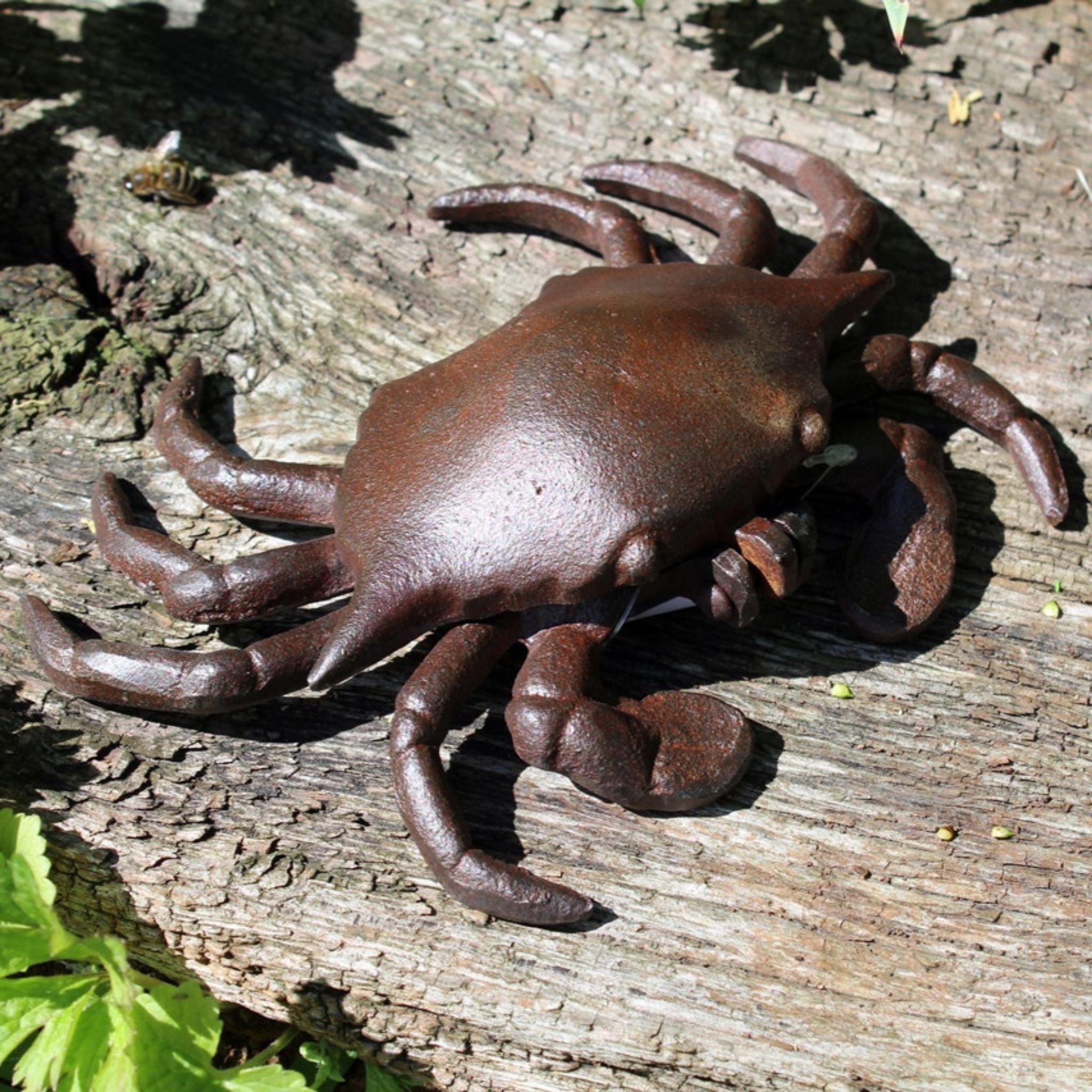Gartenfigur Krebs Gusseisen